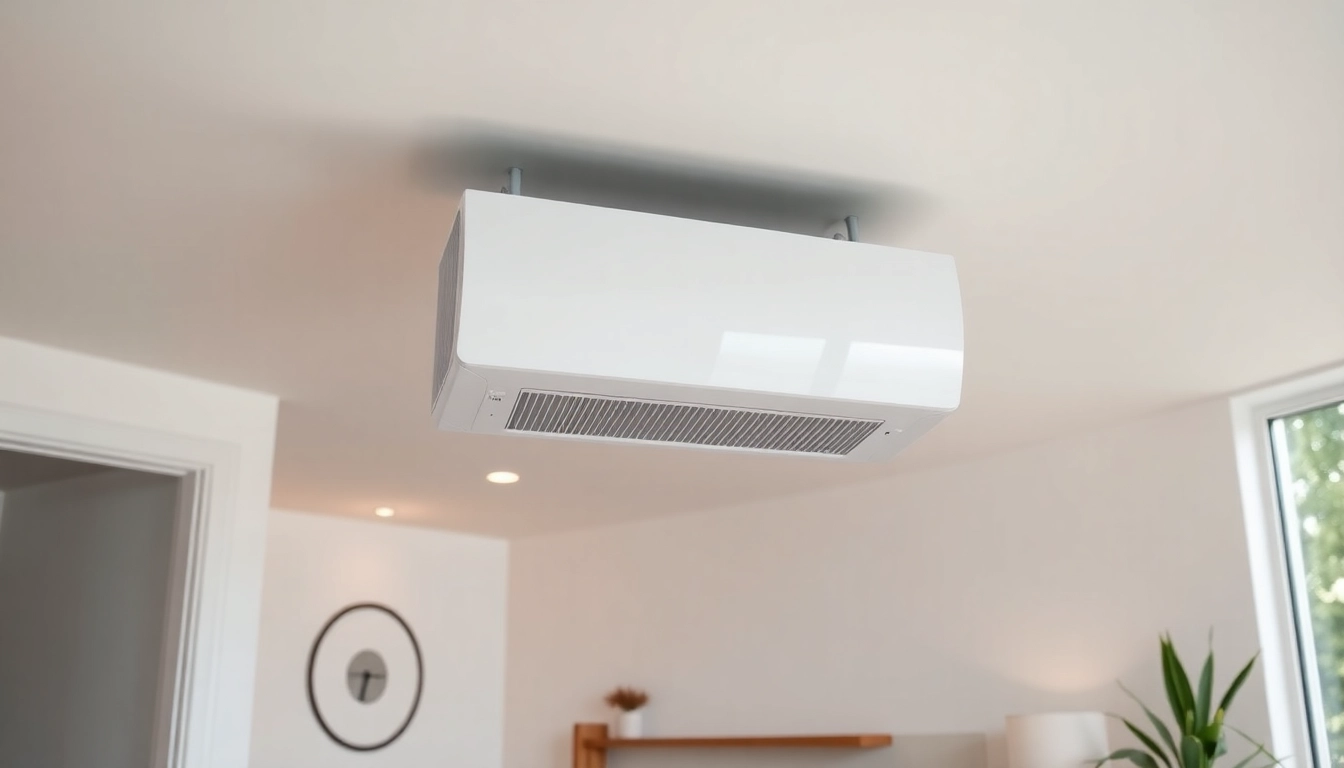 Understand what is a central air conditioner in a home setting with visible air ducts and unit.