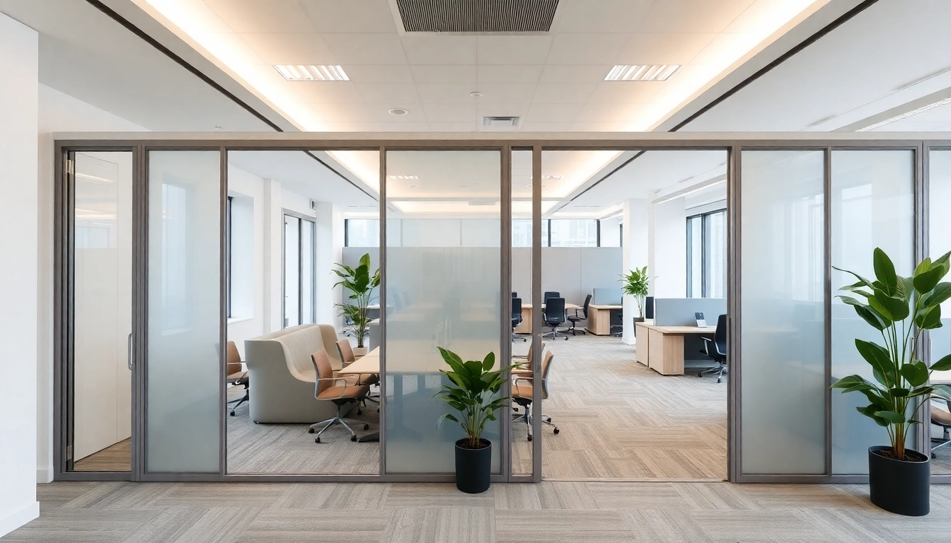 Enhance your space with a Folding Partition Wall that seamlessly divides modern office environments.