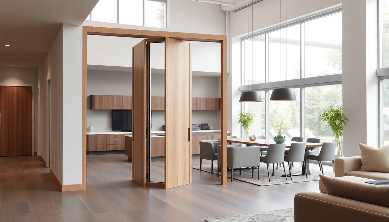 Enhance your space with a Folding Partition Wall that seamlessly divides with style.