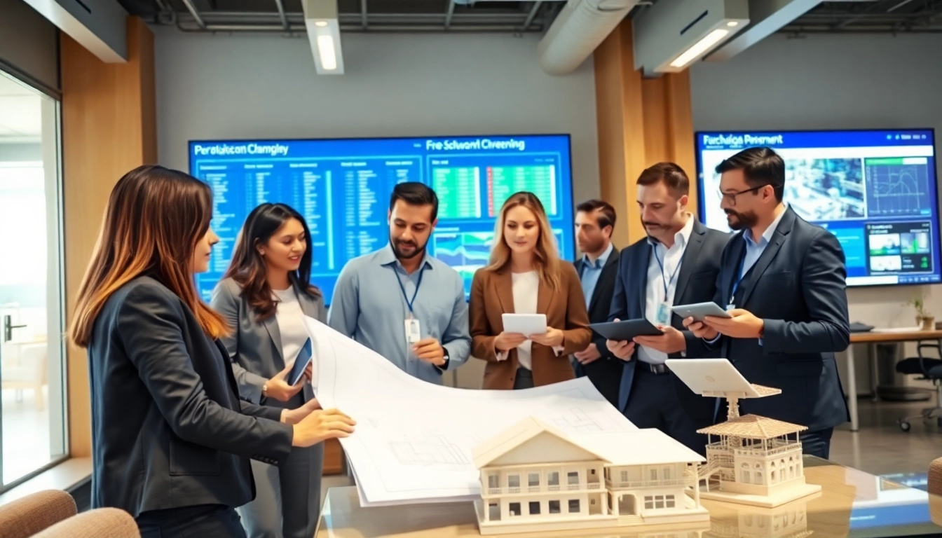 Explore nvq level 6 construction contracting operations management answers with a construction team in a modern office.
