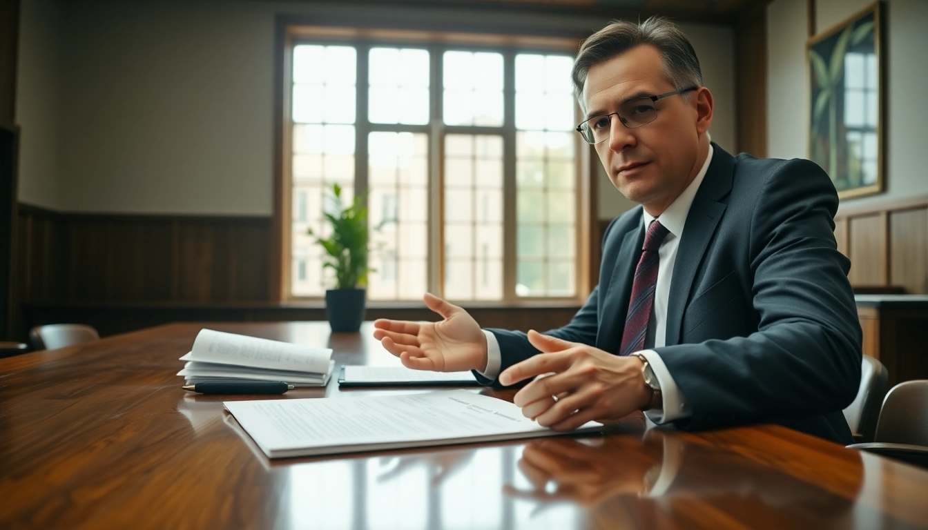 Engaging agriculture lawyer presents legal case in a court setting.