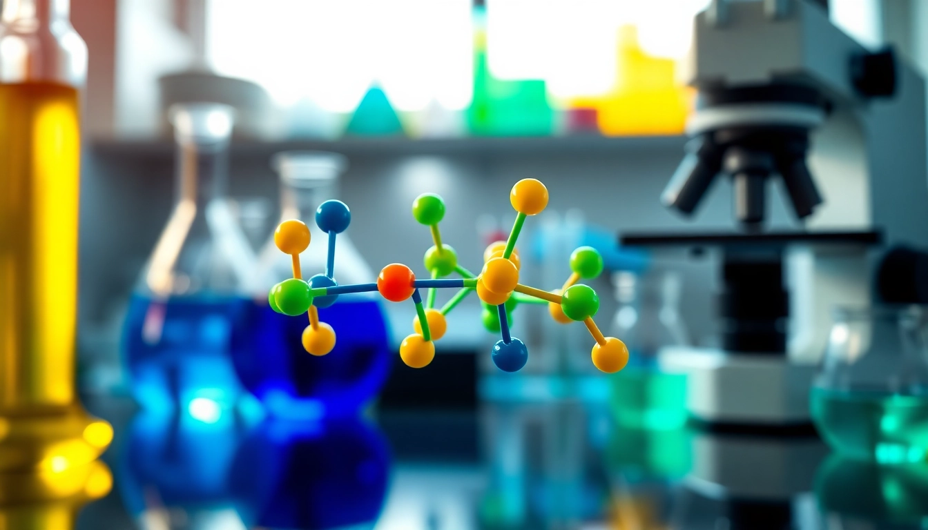 Amino Acid moleküllerinin laboratuvar ortamında gösterimi.