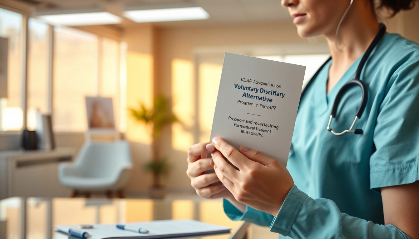 Promote understanding of VDAP with a nurse engaging in supportive consultation.