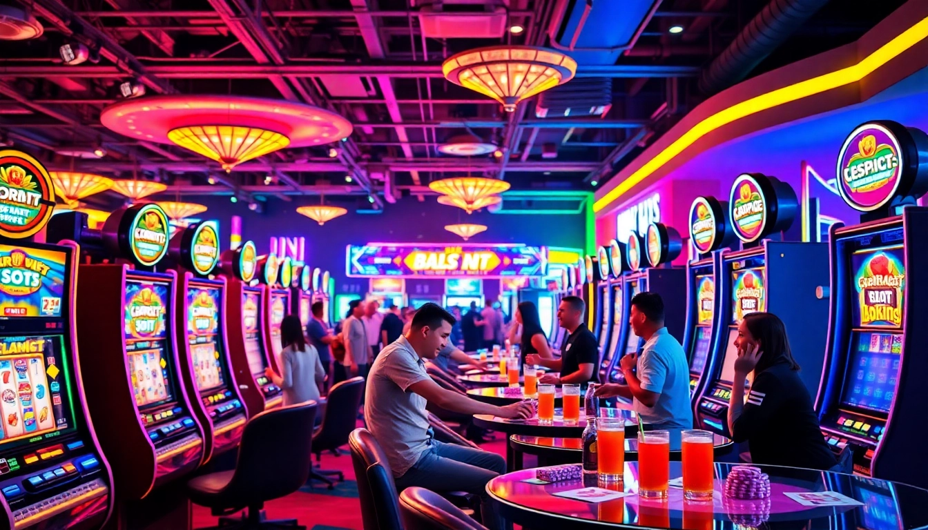 Permainan judi slot online batman138 menampilkan suasana arcade yang hidup dan menarik.
