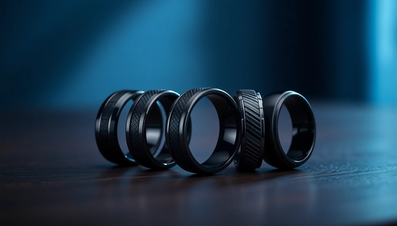 Choosing the Perfect Men’s Black Wedding Bands for a Timeless Look