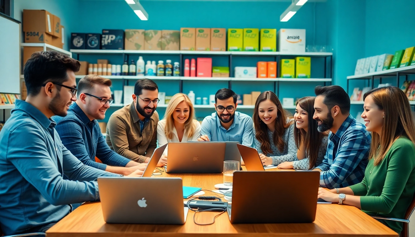 Discover wholesale products to sell on amazon showcased in a collaborative business setting.