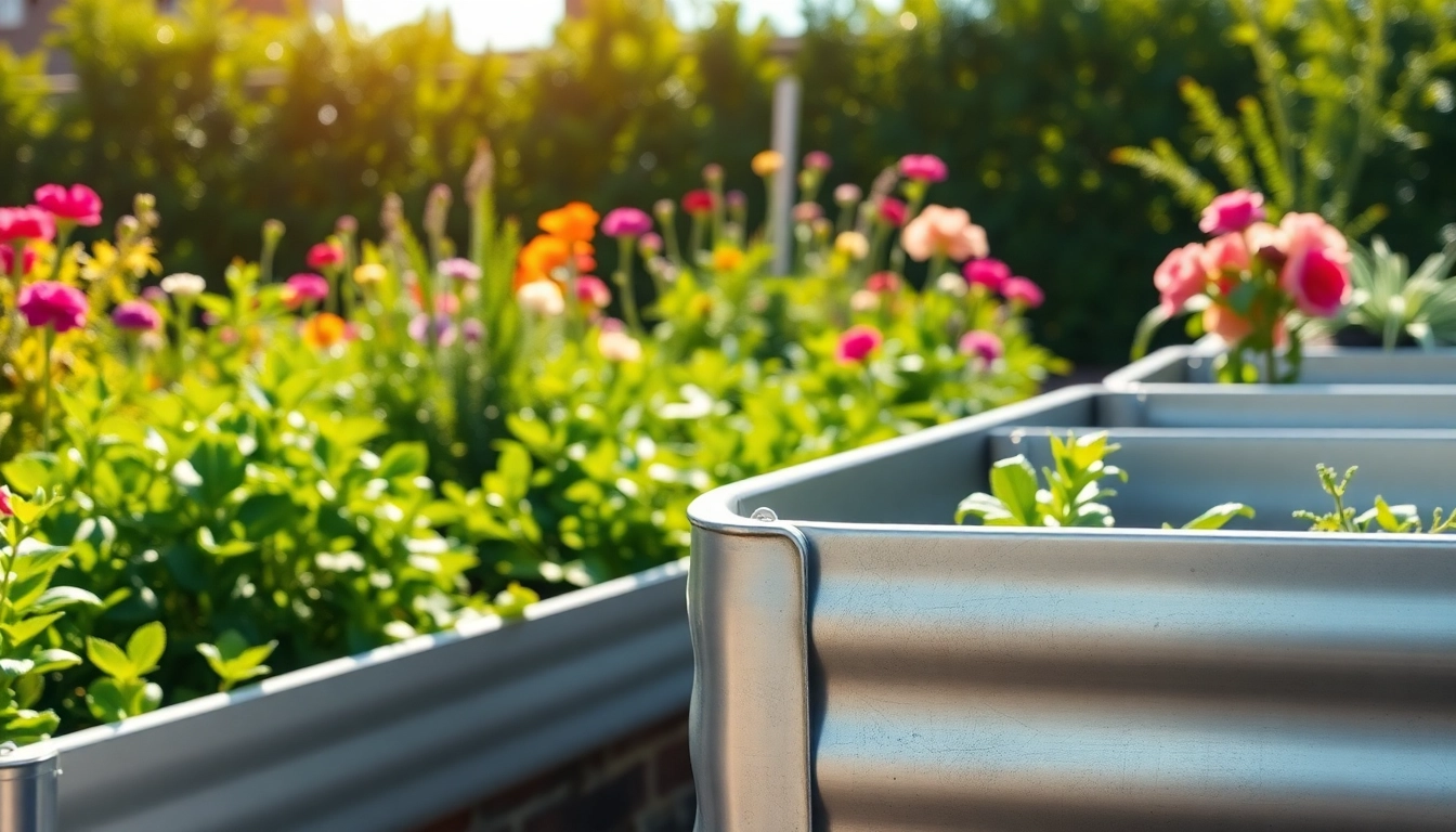 Explore landguard raised beds beautifully arranged in a lush garden environment.