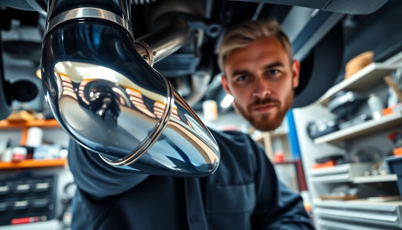 Optimizing performance with f80 m3 midpipe installation in a professional garage setting.